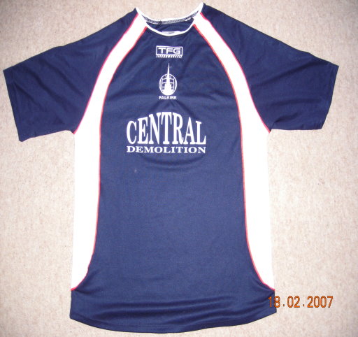 maillot équipe de falkirk fc domicile 2005-2006 rétro
