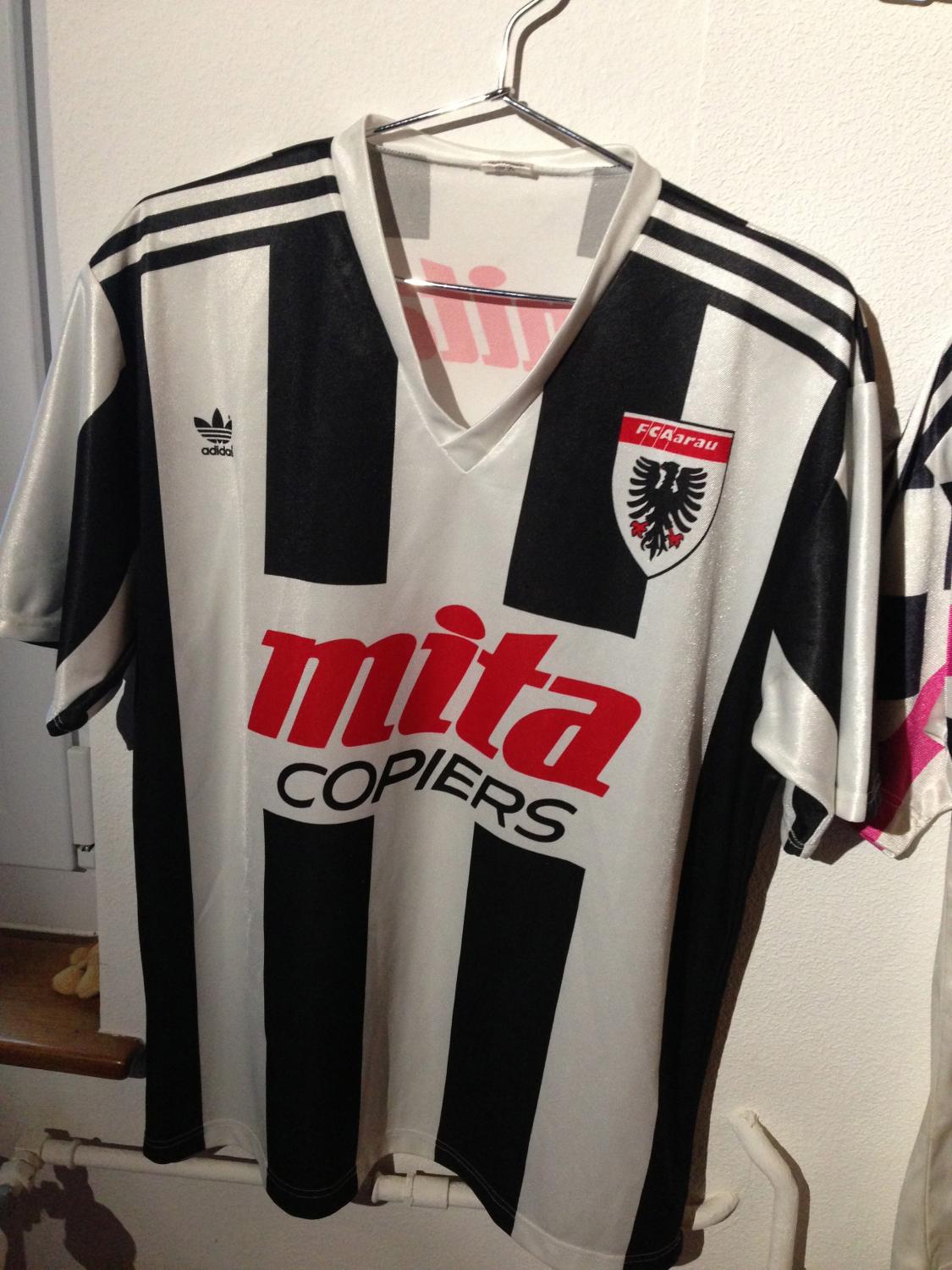 maillot équipe de fc aarau domicile 1990-1991 pas cher