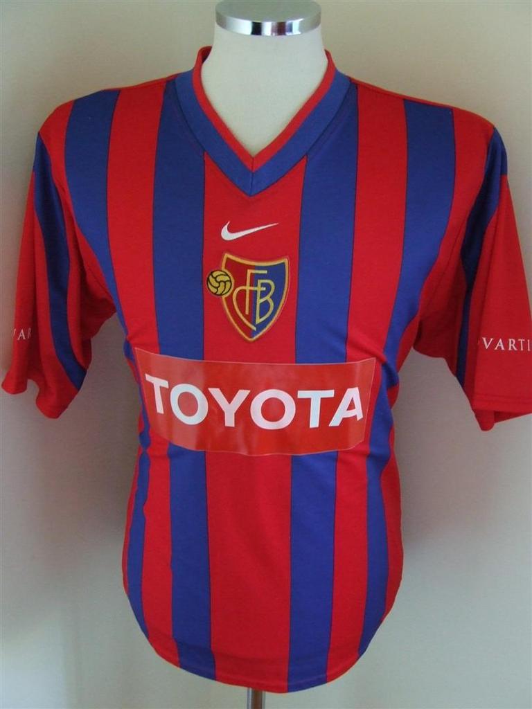 maillot équipe de fc bale domicile 2000-2001 rétro