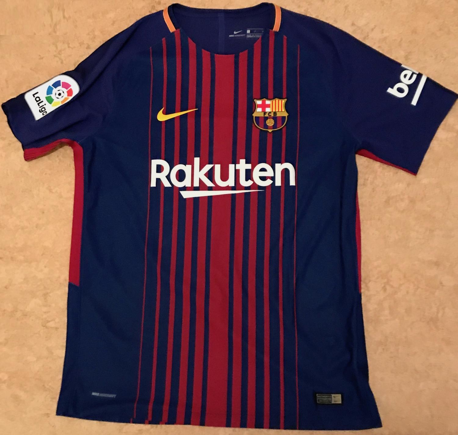 maillot équipe de fc barcelone domicile 2017-2018 rétro