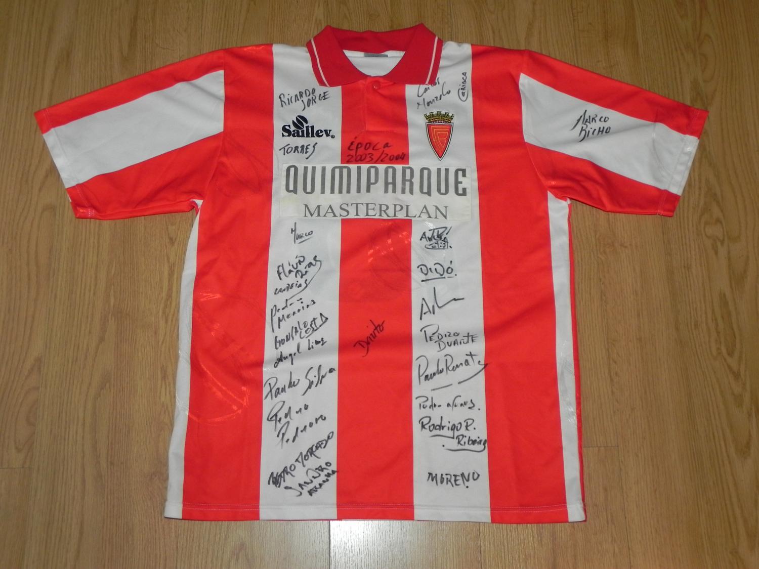 maillot équipe de fc barreirense domicile 2003-2004 rétro