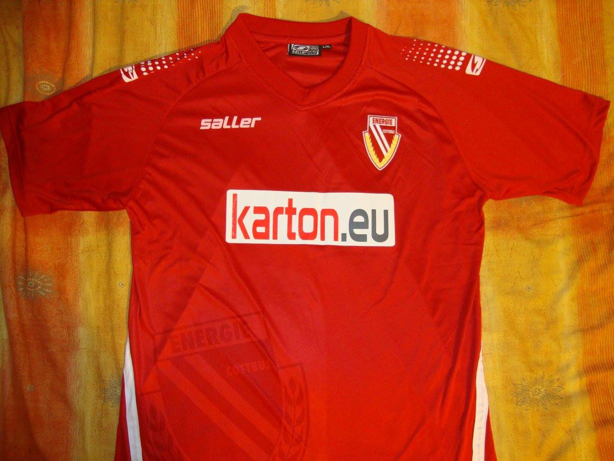 maillot équipe de fc energie cottbus domicile 2015-2016 rétro