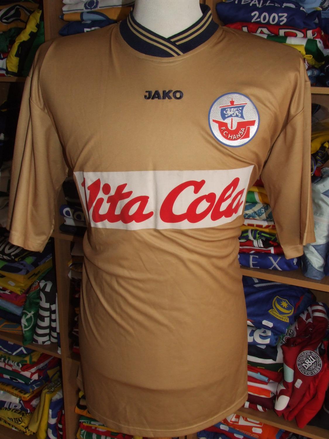 maillot équipe de fc hansa rostock third 2004-2005 rétro