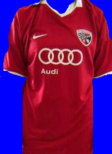 maillot équipe de fc ingolstadt 04 domicile 2009-2010 rétro