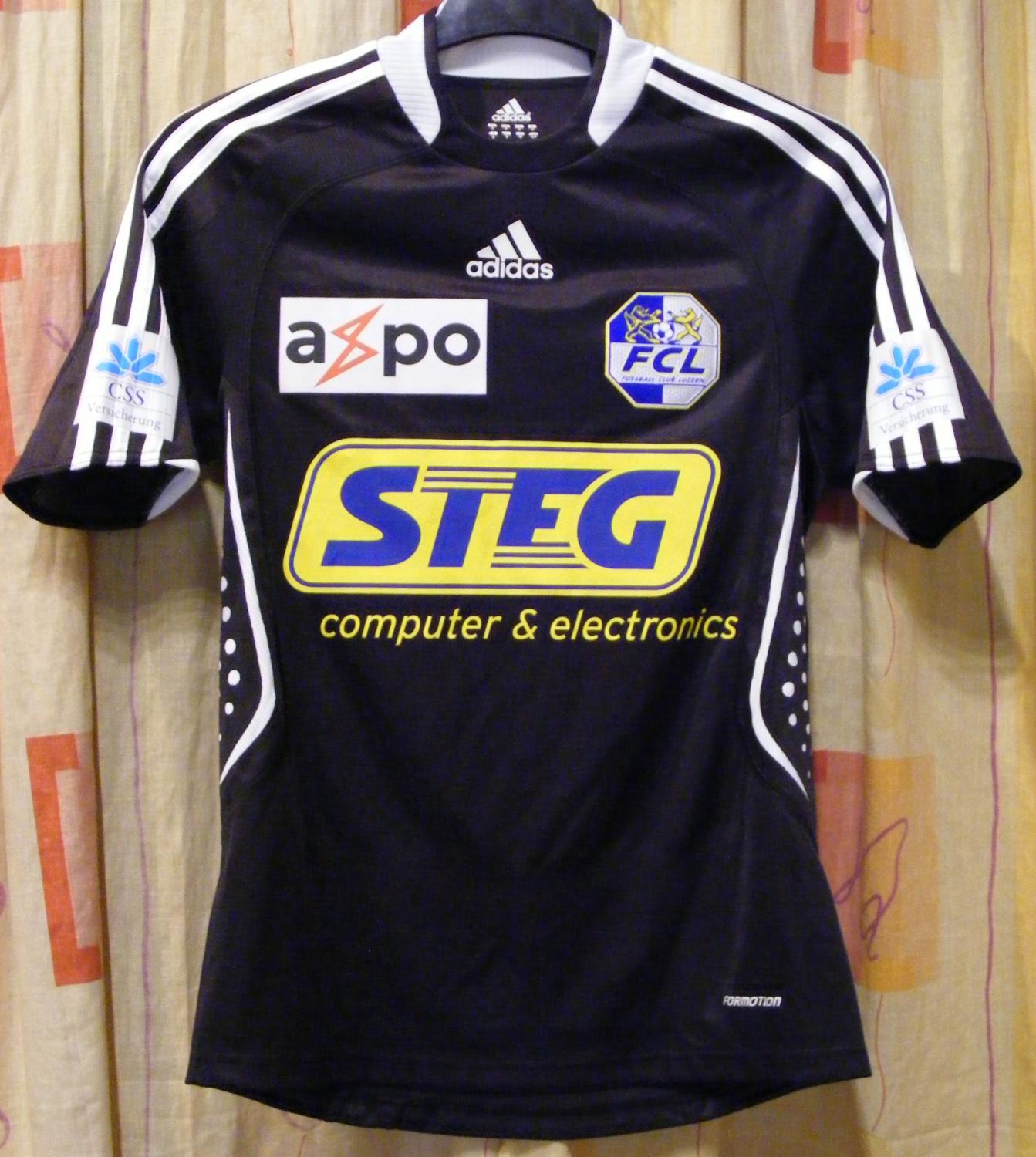 maillot équipe de fc lucerne exterieur 2009-2010 rétro