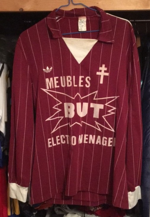 maillot équipe de fc metz domicile 1981-1982 pas cher