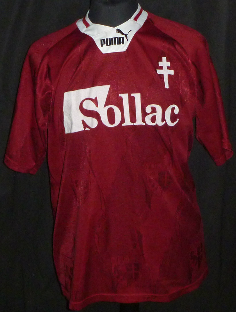 maillot équipe de fc metz domicile 1992-1993 pas cher