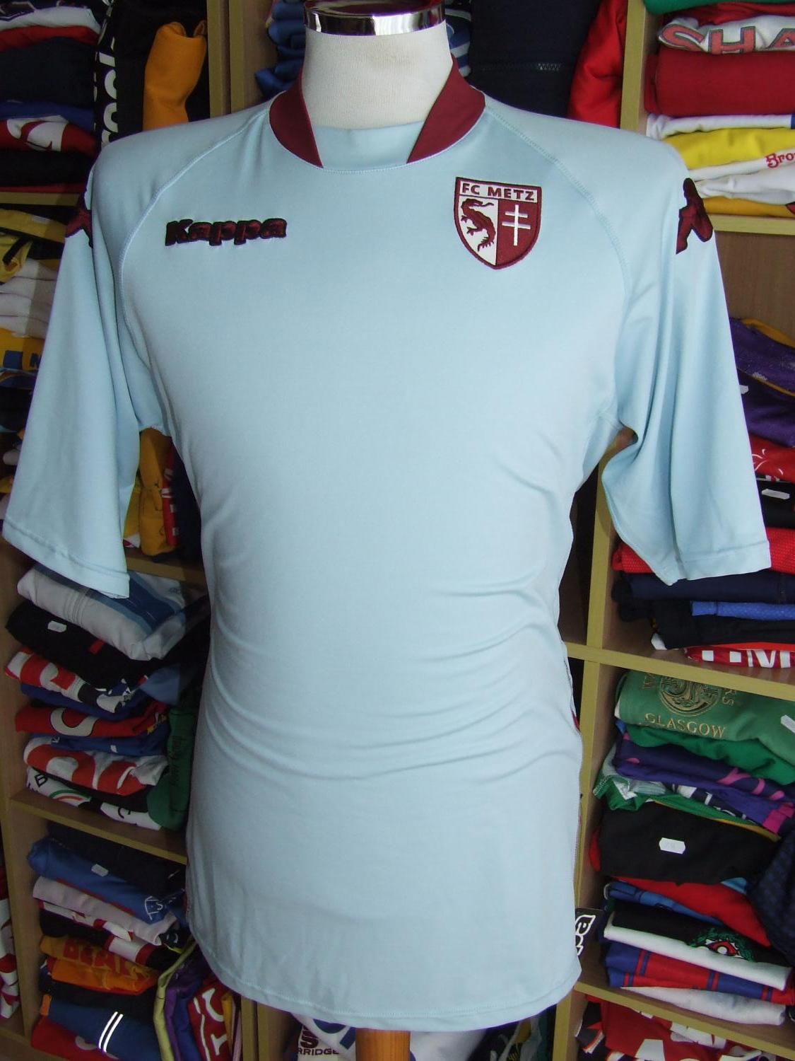 maillot équipe de fc metz gardien 2008-2009 rétro