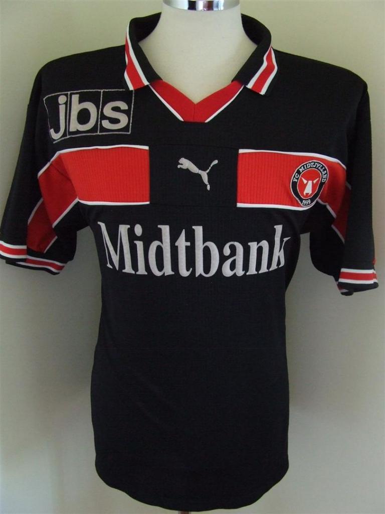 maillot équipe de fc midtjylland domicile 2001-2002 rétro