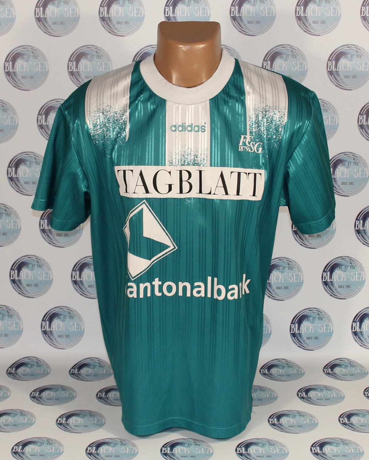 maillot équipe de fc saint-gall domicile 1997-1998 pas cher