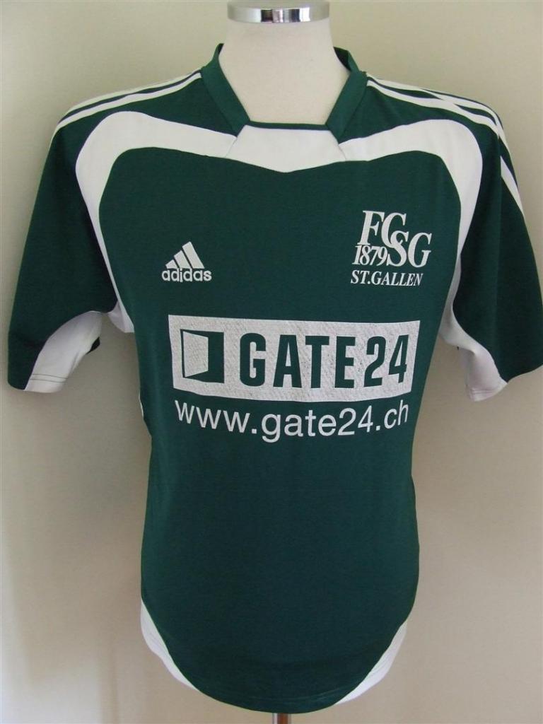 maillot équipe de fc saint-gall domicile 2005-2006 pas cher