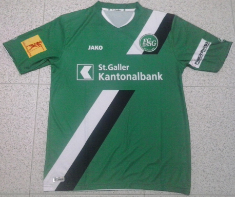 maillot équipe de fc saint-gall domicile 2013-2014 pas cher