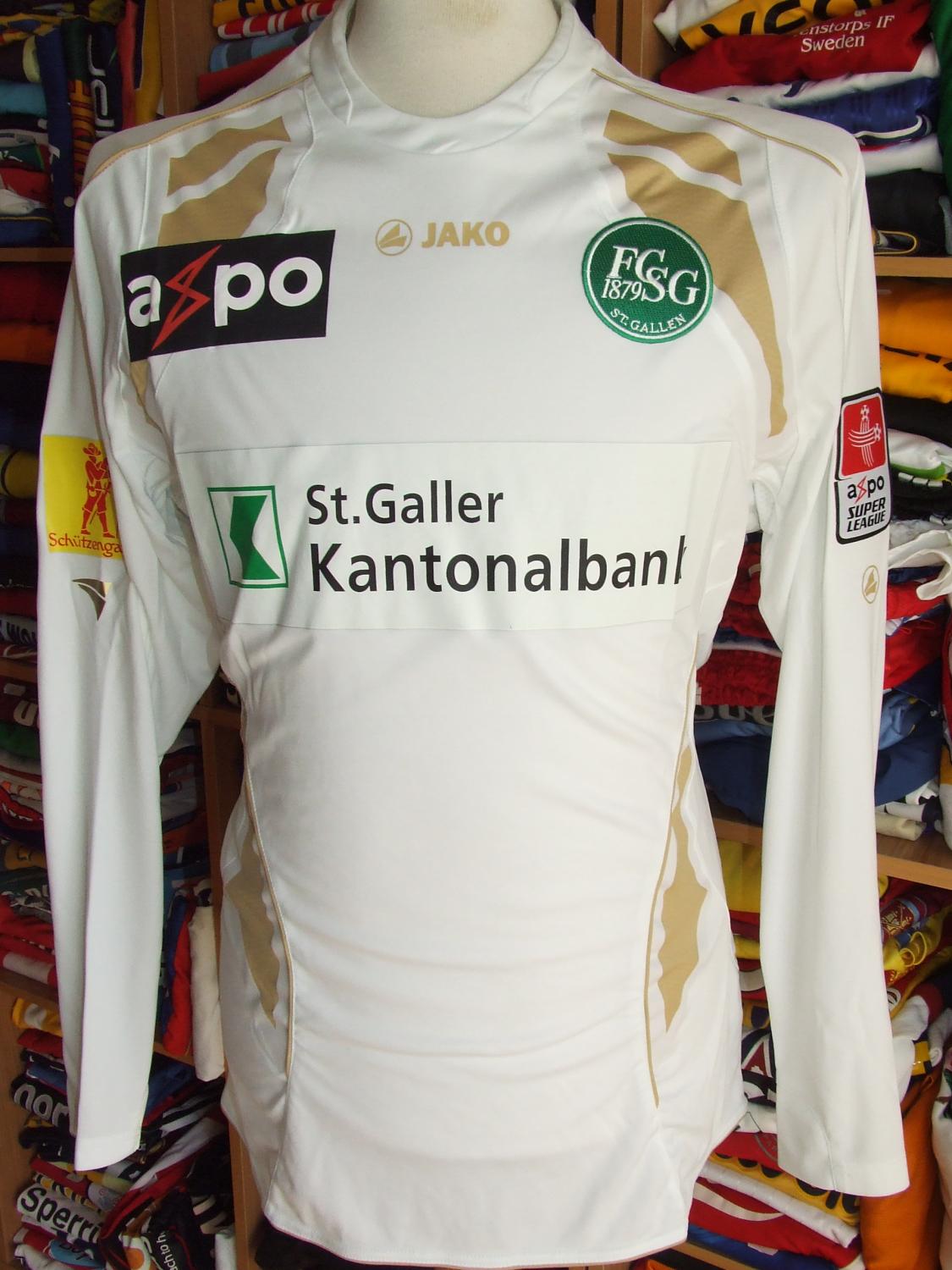 maillot équipe de fc saint-gall gardien 2010-2011 pas cher