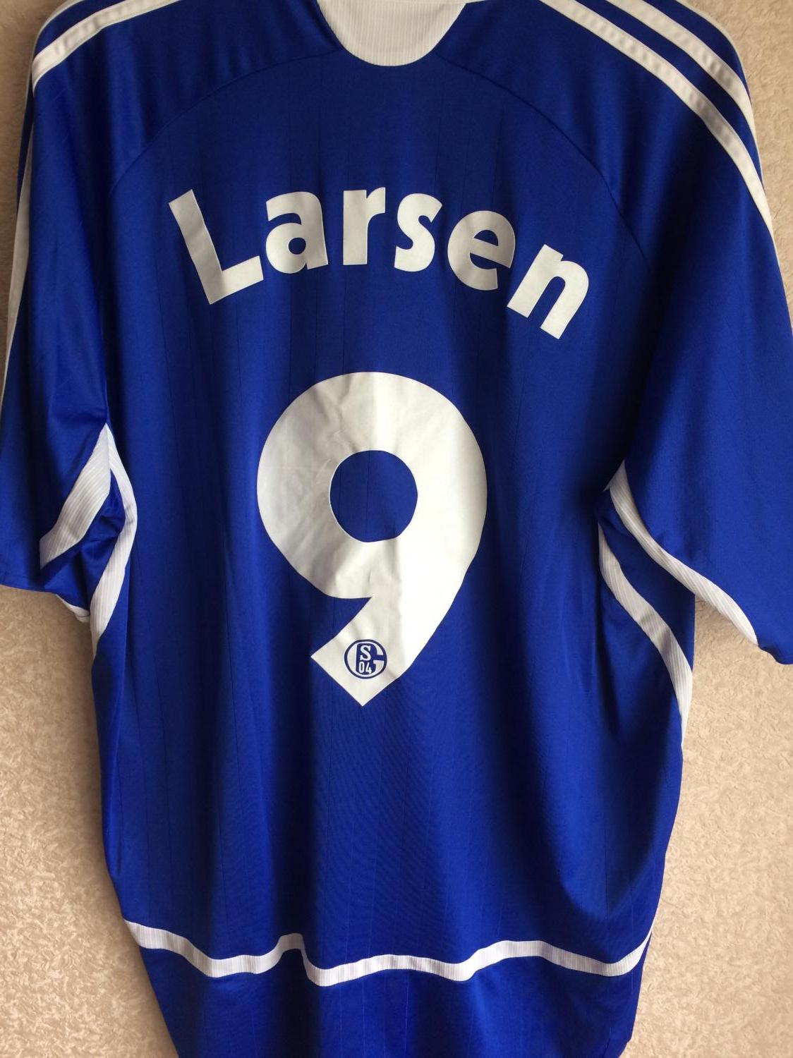 maillot équipe de fc schalke 04 domicile 2007-2008 rétro maillot équipe de fc schalke 04 domicile 2007-2008 rétro