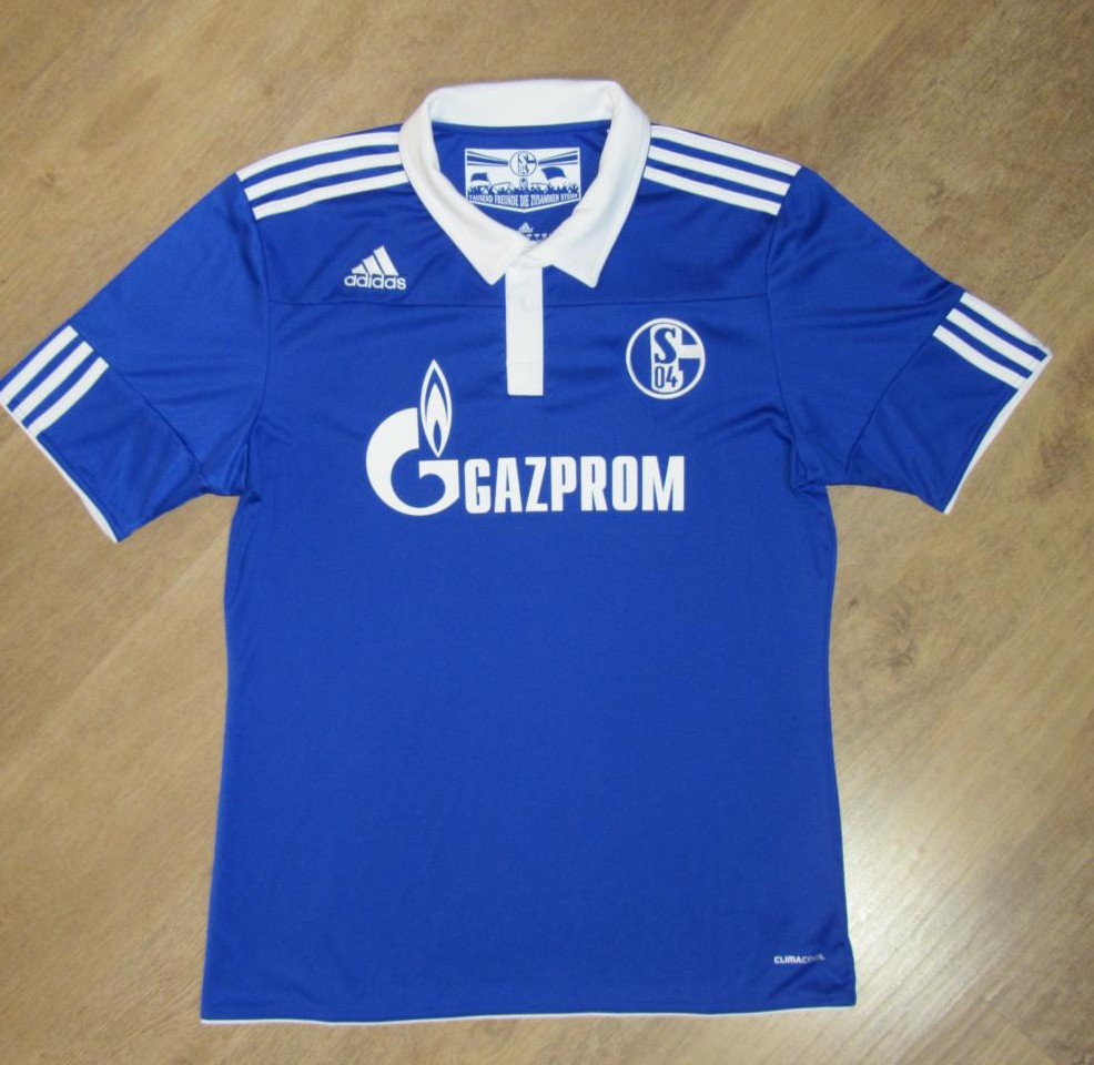 maillot équipe de fc schalke 04 domicile 2011-2012 rétro