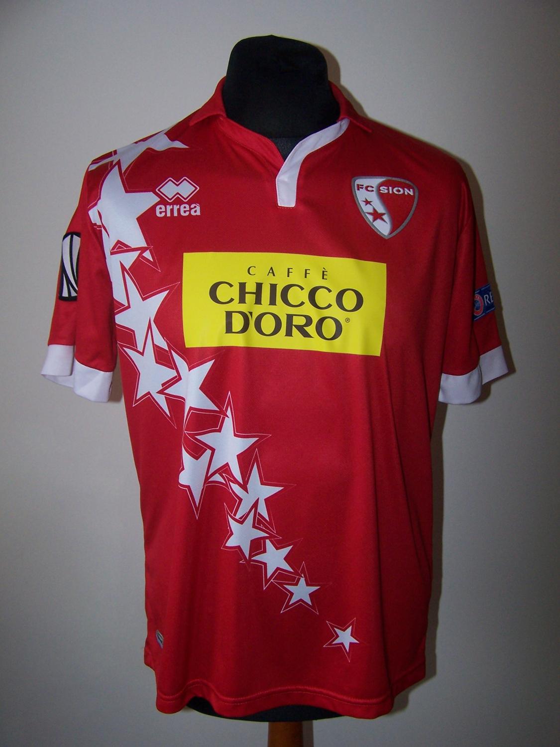 maillot équipe de fc sion domicile 2015-2016 pas cher