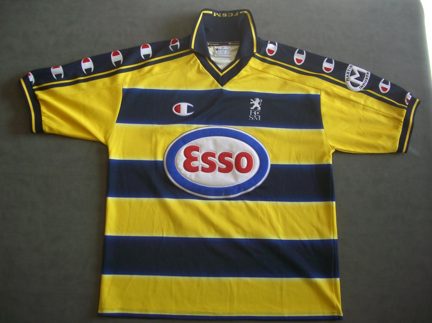 maillot équipe de fcsm domicile 2001-2002 rétro