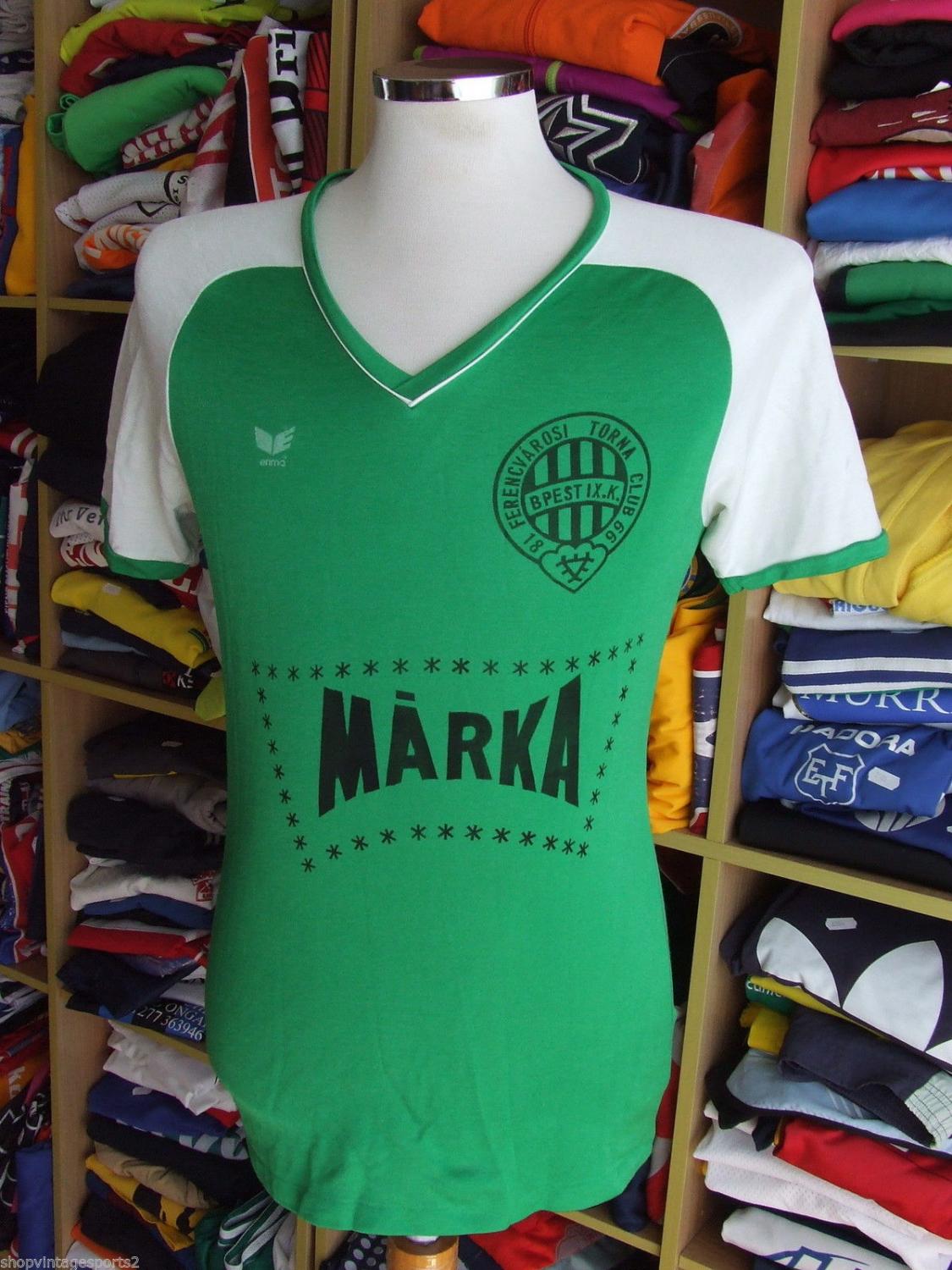 maillot équipe de ferencváros tc domicile 1983-1984 rétro