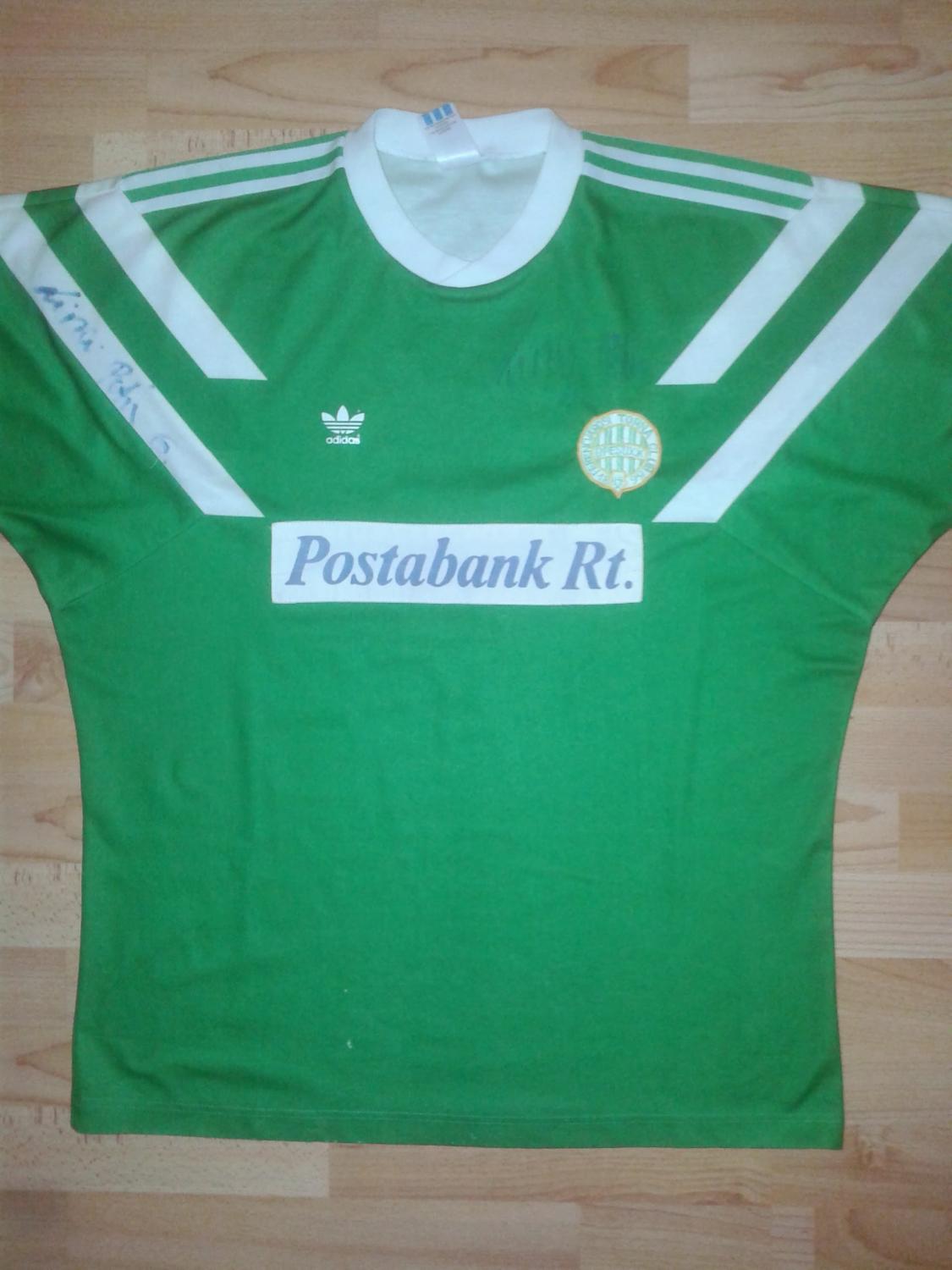 maillot équipe de ferencváros tc domicile 2000-2001 rétro
