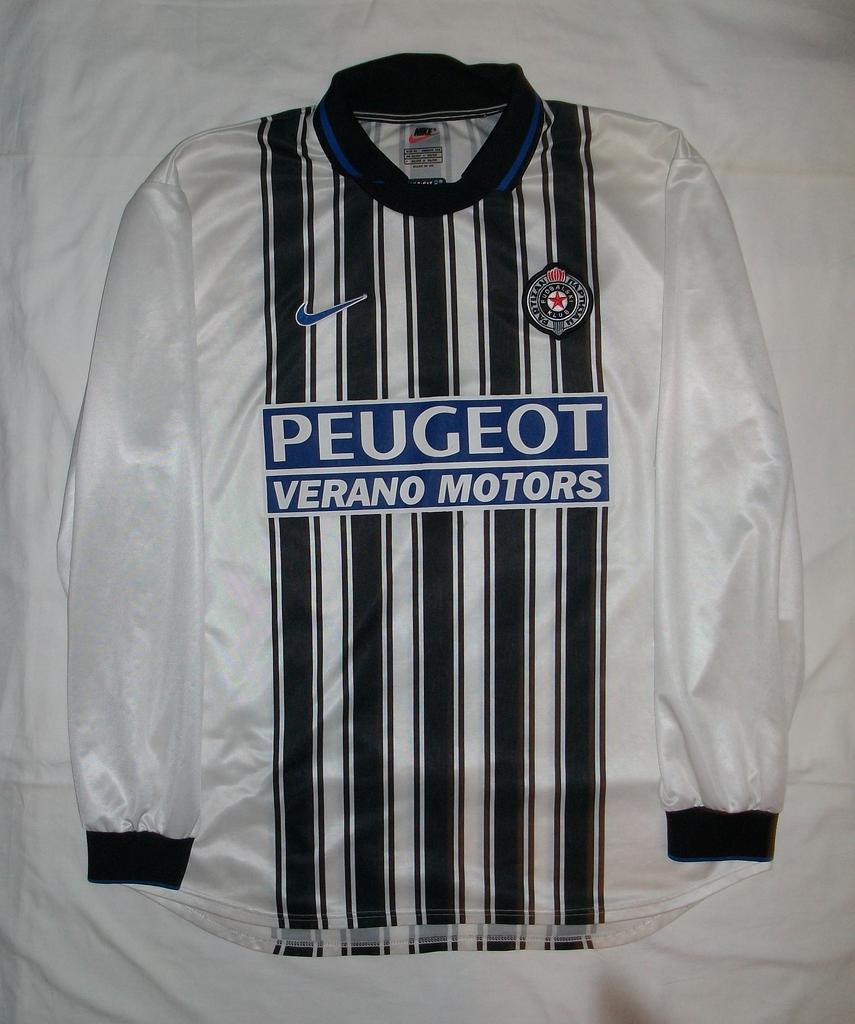 maillot équipe de fk partizan domicile 1998-1999 pas cher