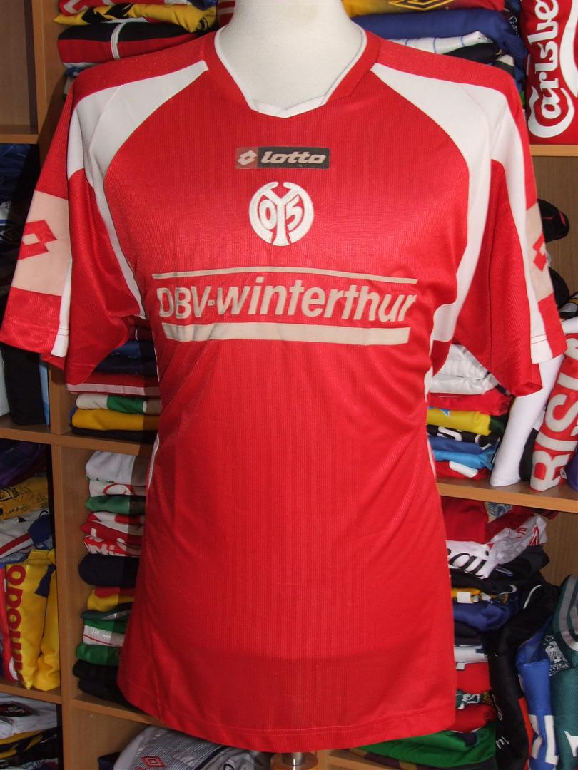 maillot équipe de fsv mayence 05 domicile 2005-2006 rétro