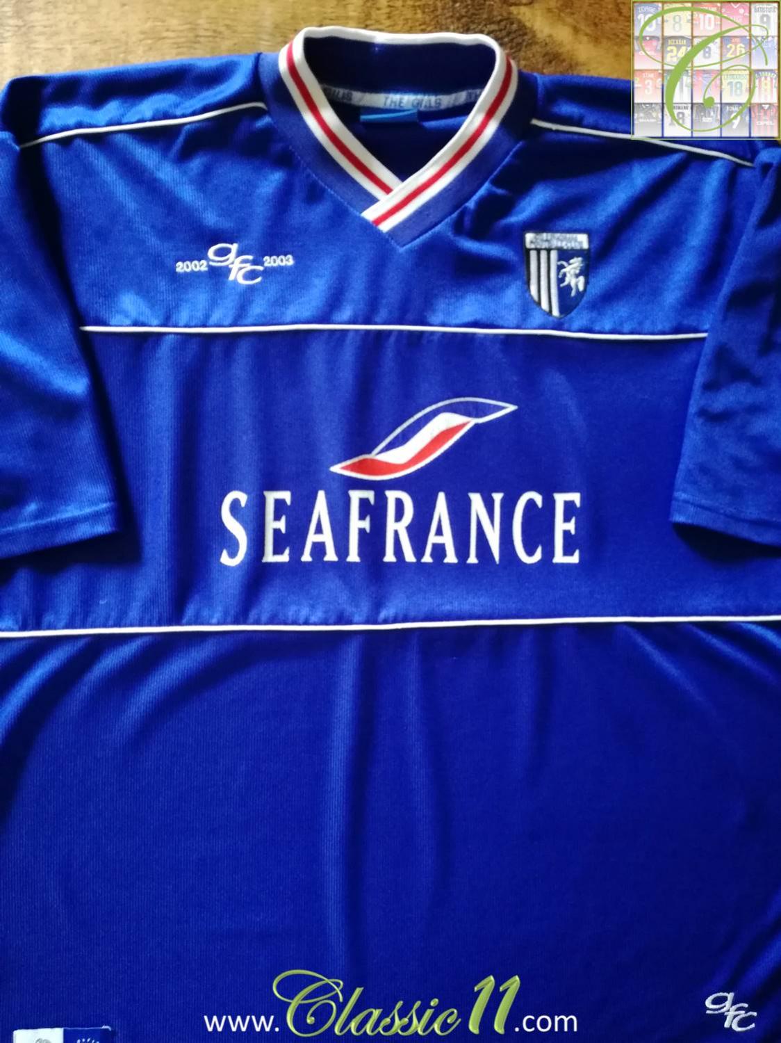 maillot équipe de gillingham domicile 2002-2003 pas cher