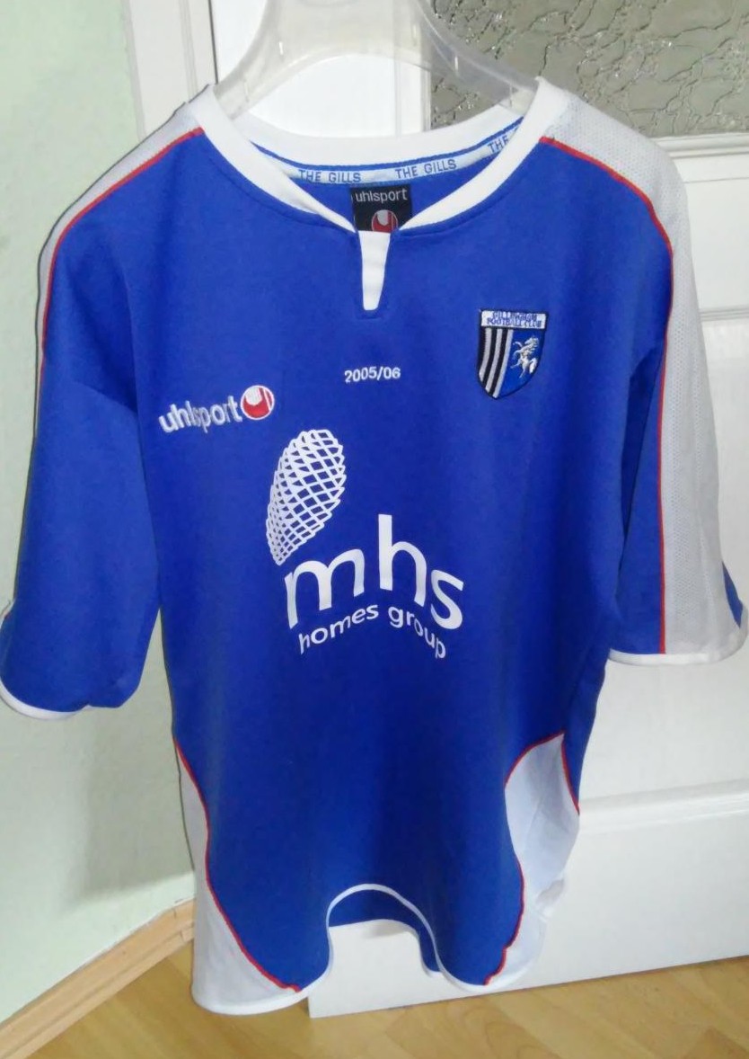 maillot équipe de gillingham domicile 2005-2006 pas cher