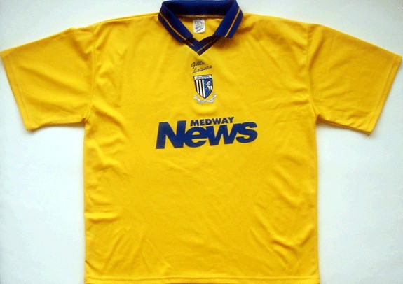 maillot équipe de gillingham exterieur 1999-2001 pas cher