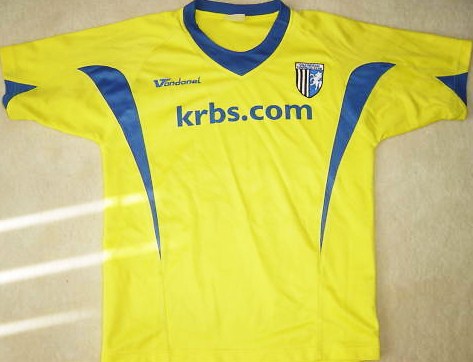 maillot équipe de gillingham exterieur 2008-2009 pas cher