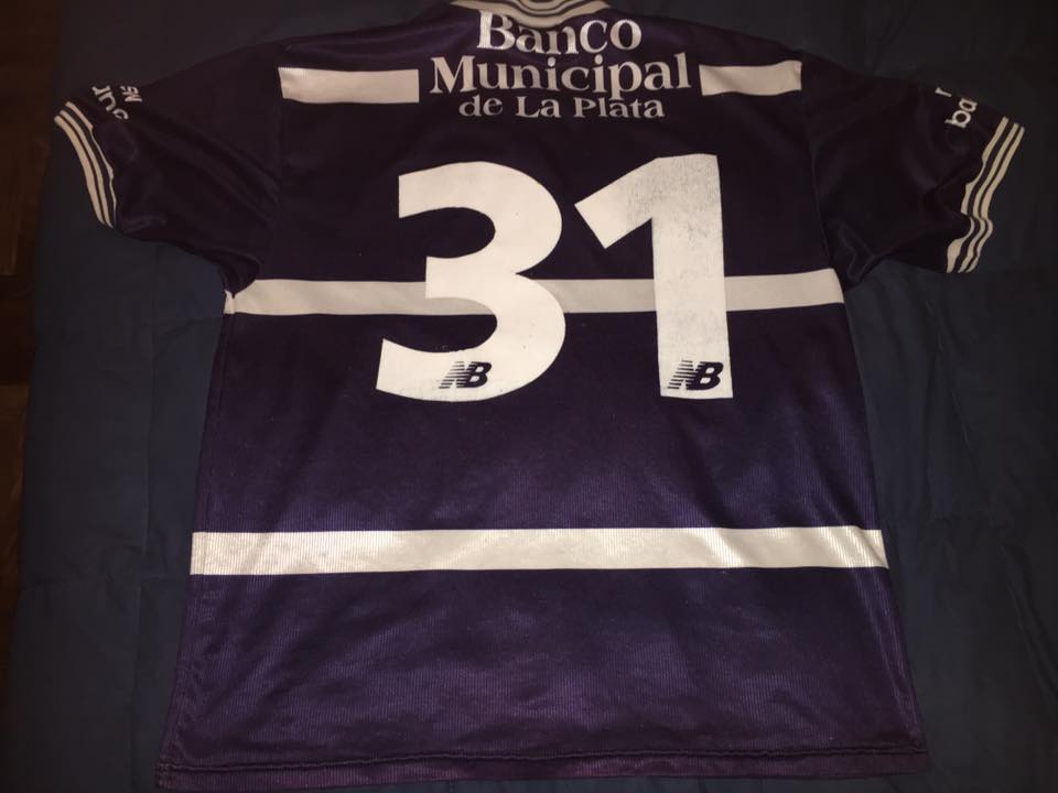 maillot équipe de gimnasia la plata exterieur 1999-2001 pas cher