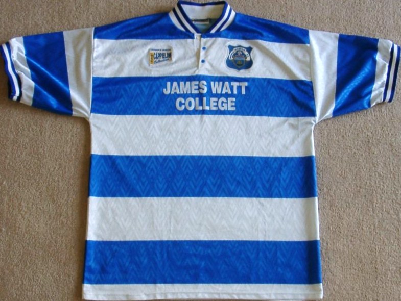 maillot équipe de greenock morton domicile 1996-1997 pas cher