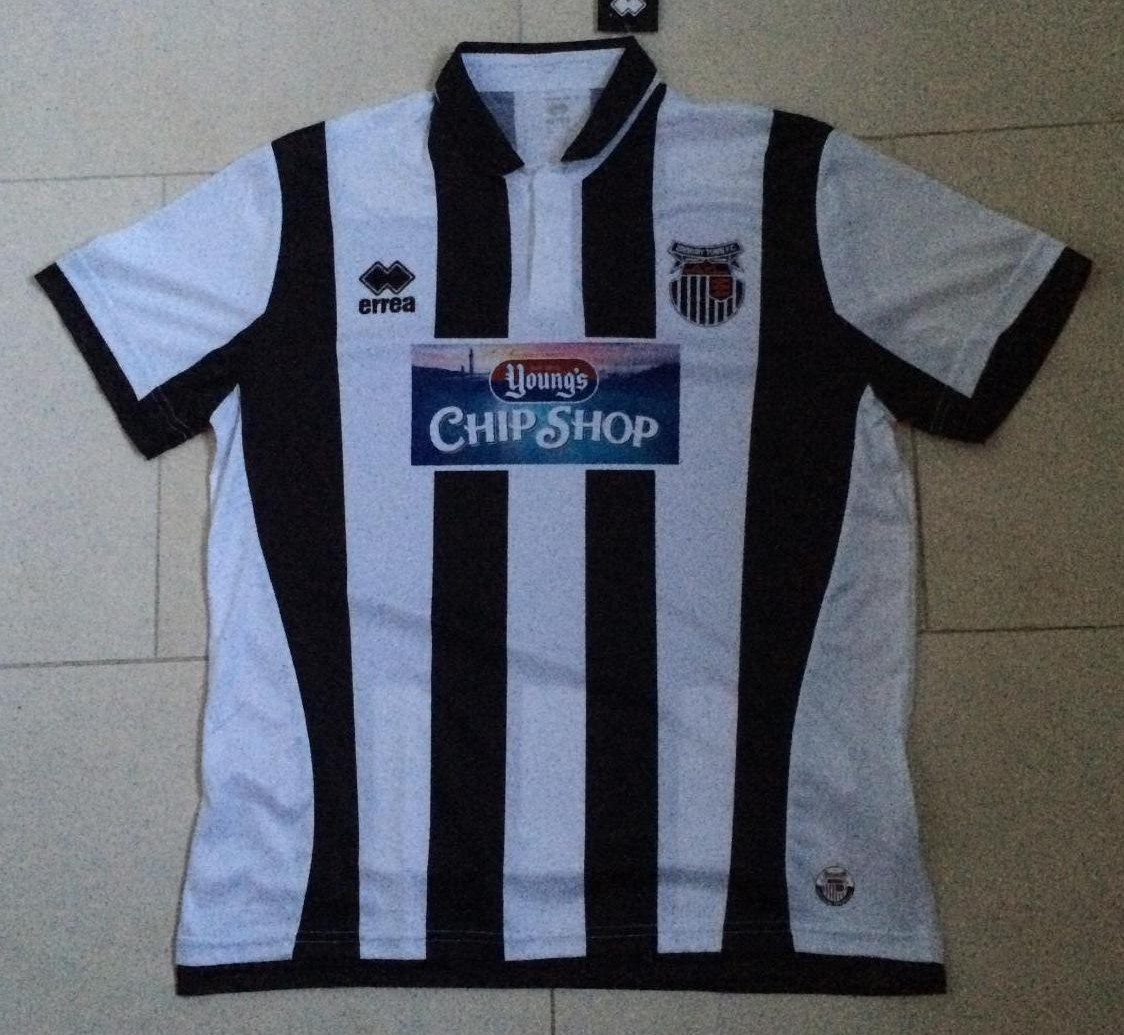 maillot équipe de grimsby town fc particulier 2014-2015 rétro