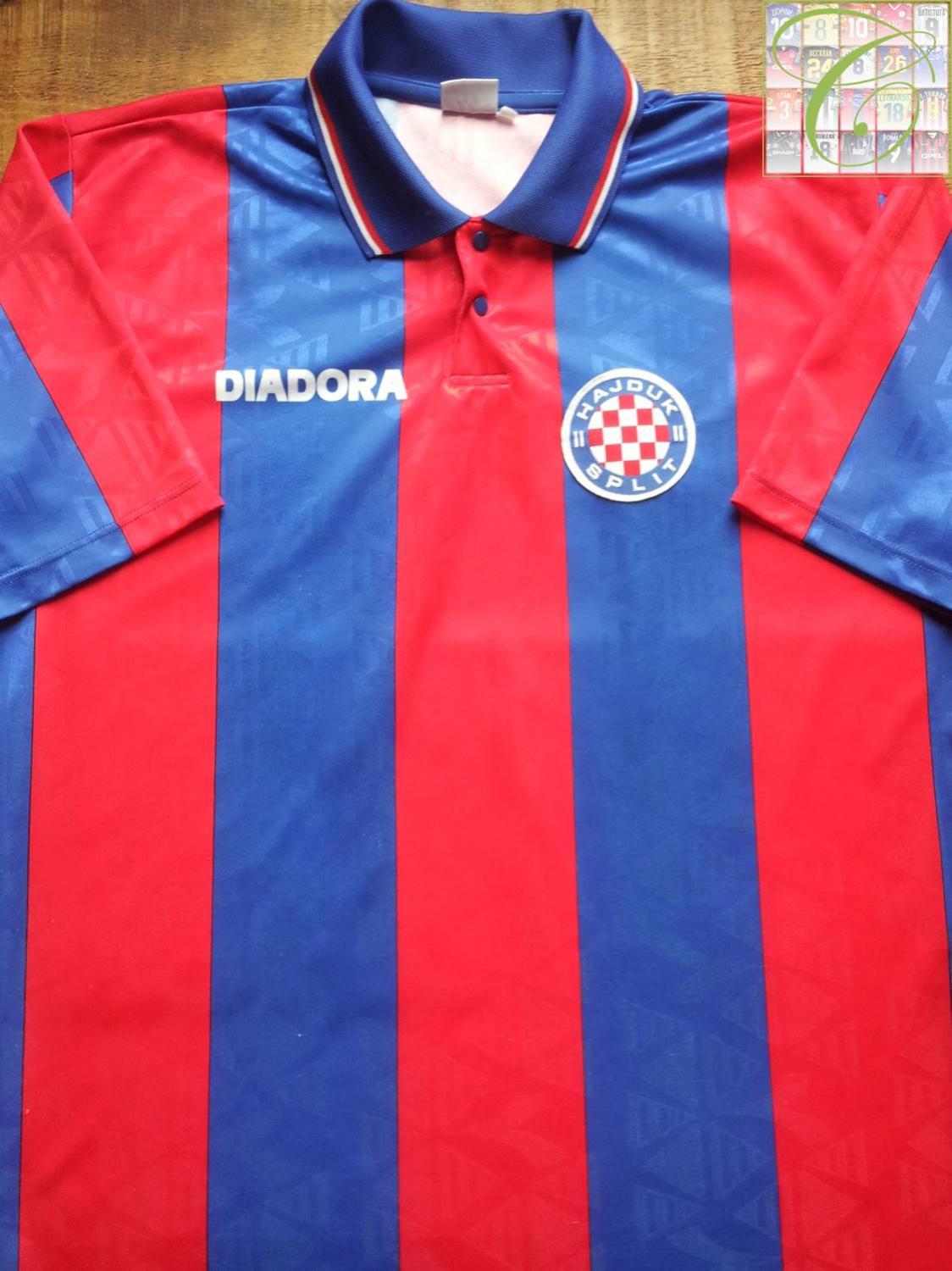 maillot équipe de hajduk split exterieur 1996-1997 pas cher