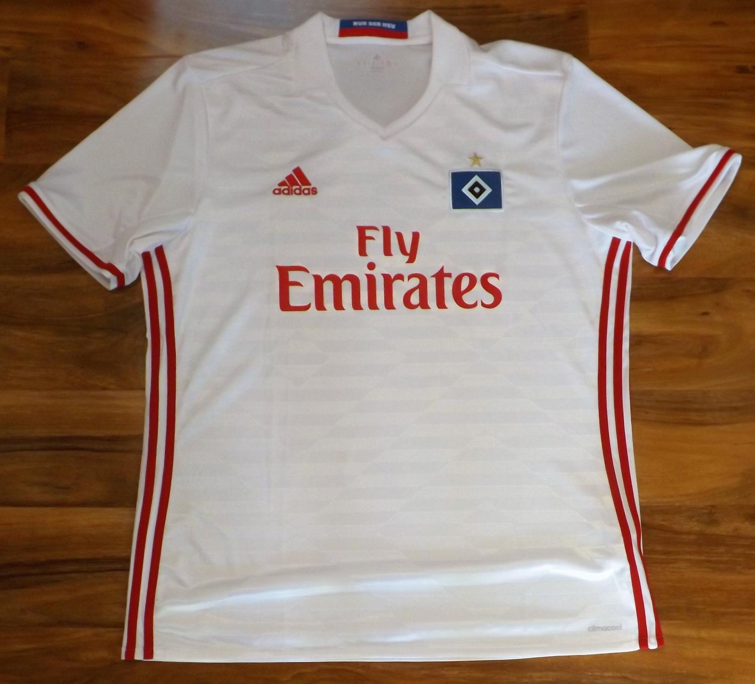 maillot équipe de hambourg sv domicile 2016-2017 rétro