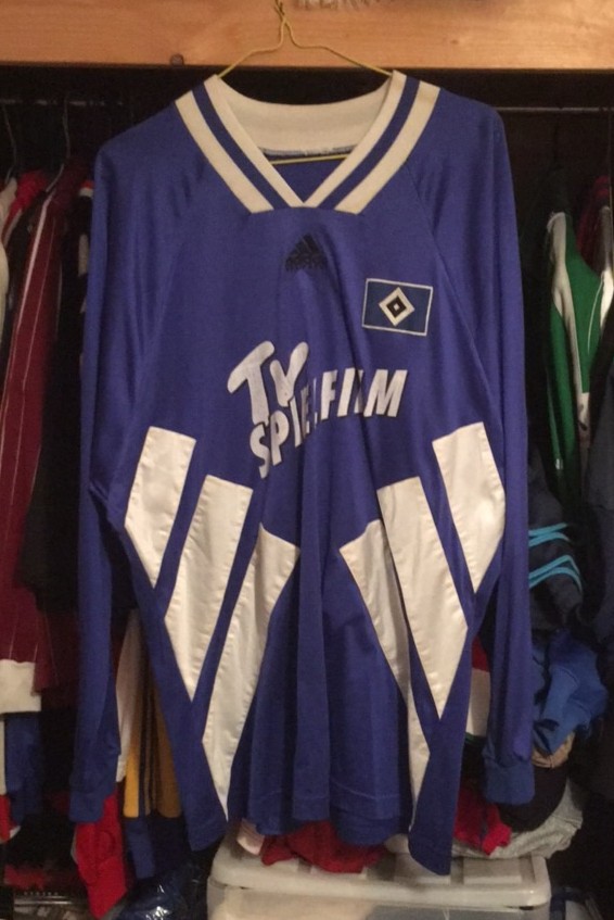 maillot équipe de hambourg sv exterieur 1994-1995 pas cher