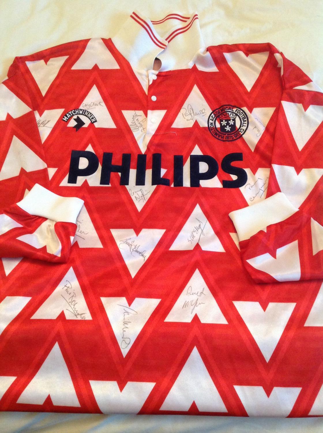 maillot équipe de hamilton academical domicile 1991-1993 rétro