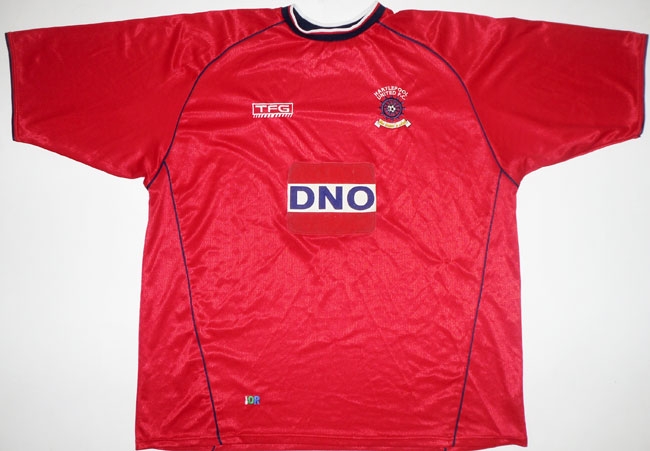 maillot équipe de hartlepool united exterieur 2002-2003 rétro