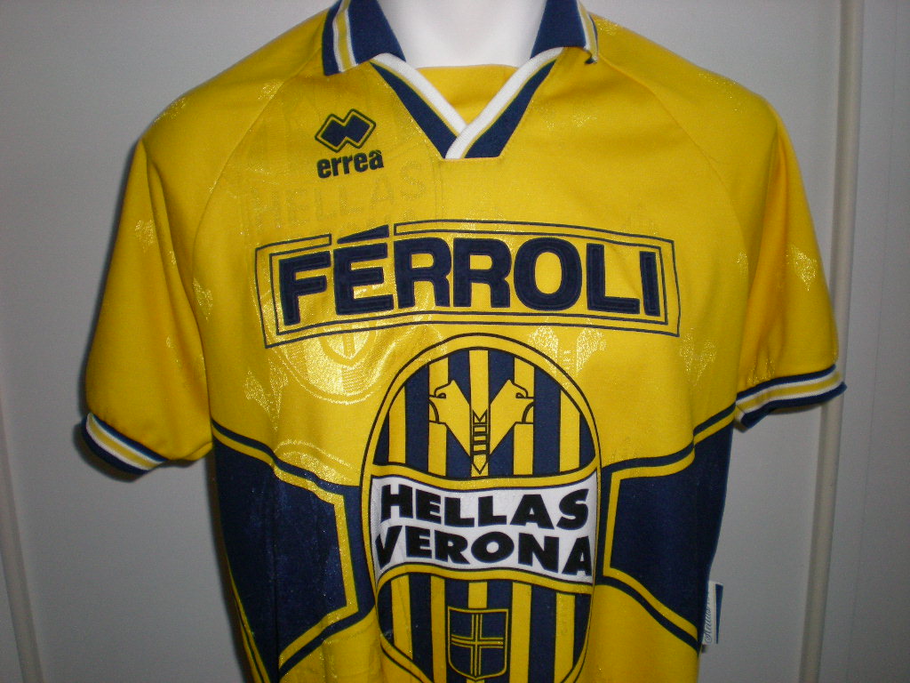 maillot équipe de hellas vérone domicile 1996-1997 rétro