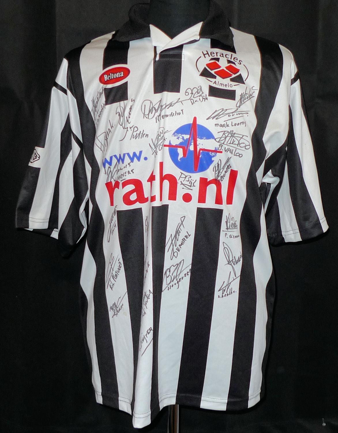 maillot équipe de heracles almelo domicile 2004-2005 rétro