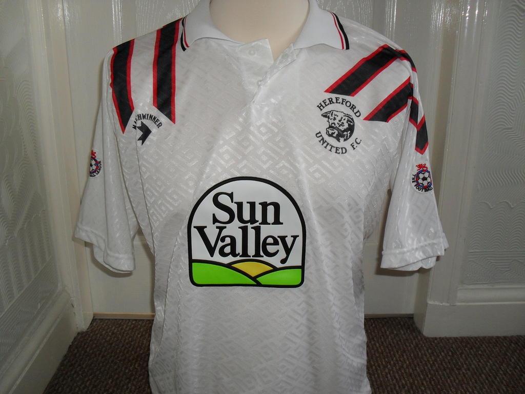 maillot équipe de hereford united domicile 1991-1992 pas cher