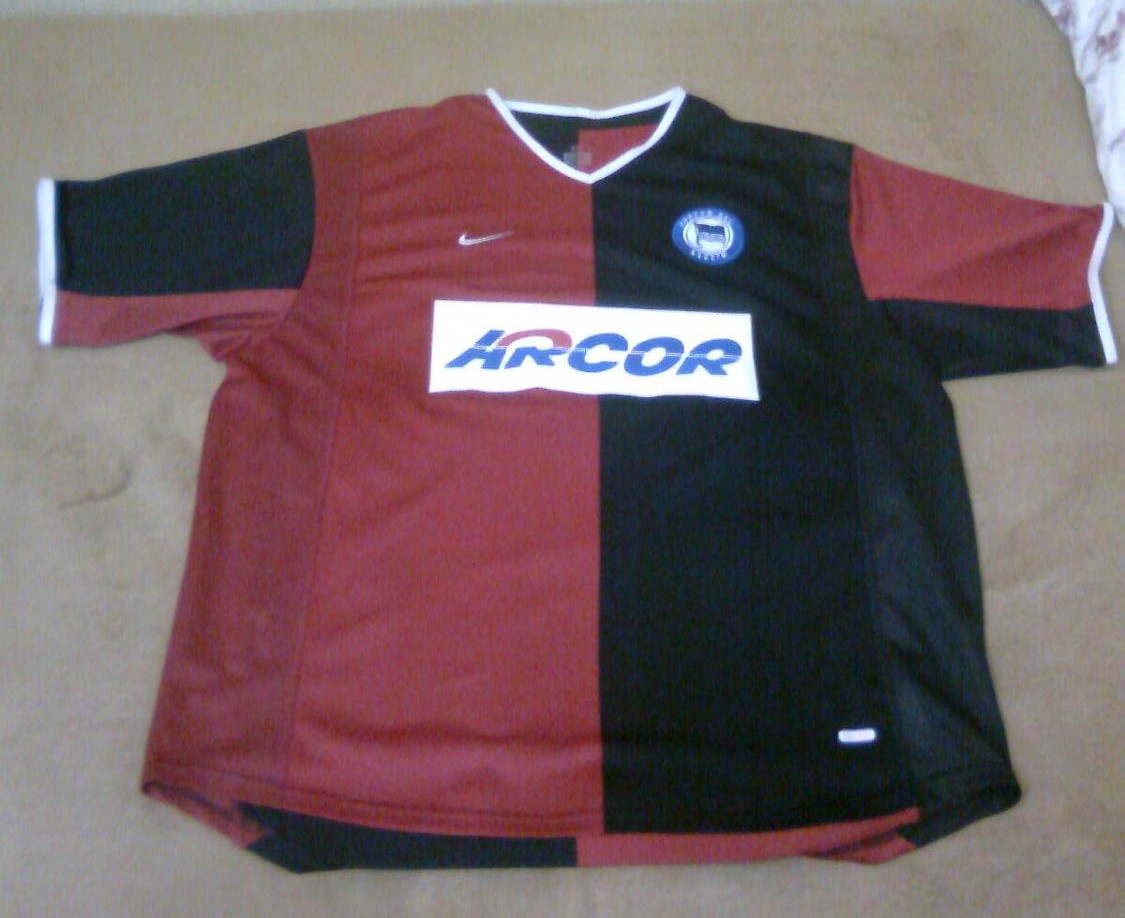 maillot équipe de hertha bsc exterieur 2001-2002 pas cher