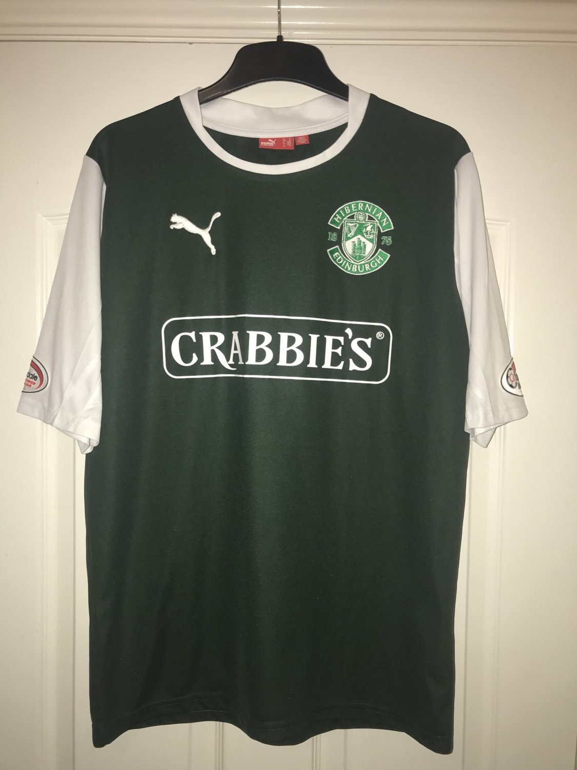 maillot équipe de hibernian fc domicile 2012-2013 pas cher