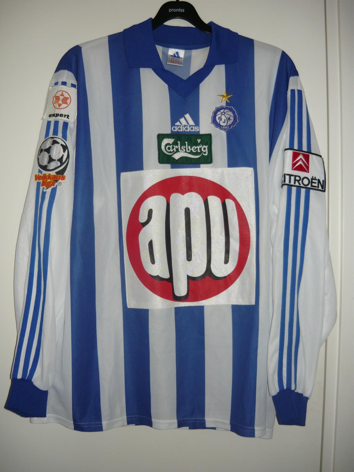 maillot équipe de hjk domicile 2000 pas cher