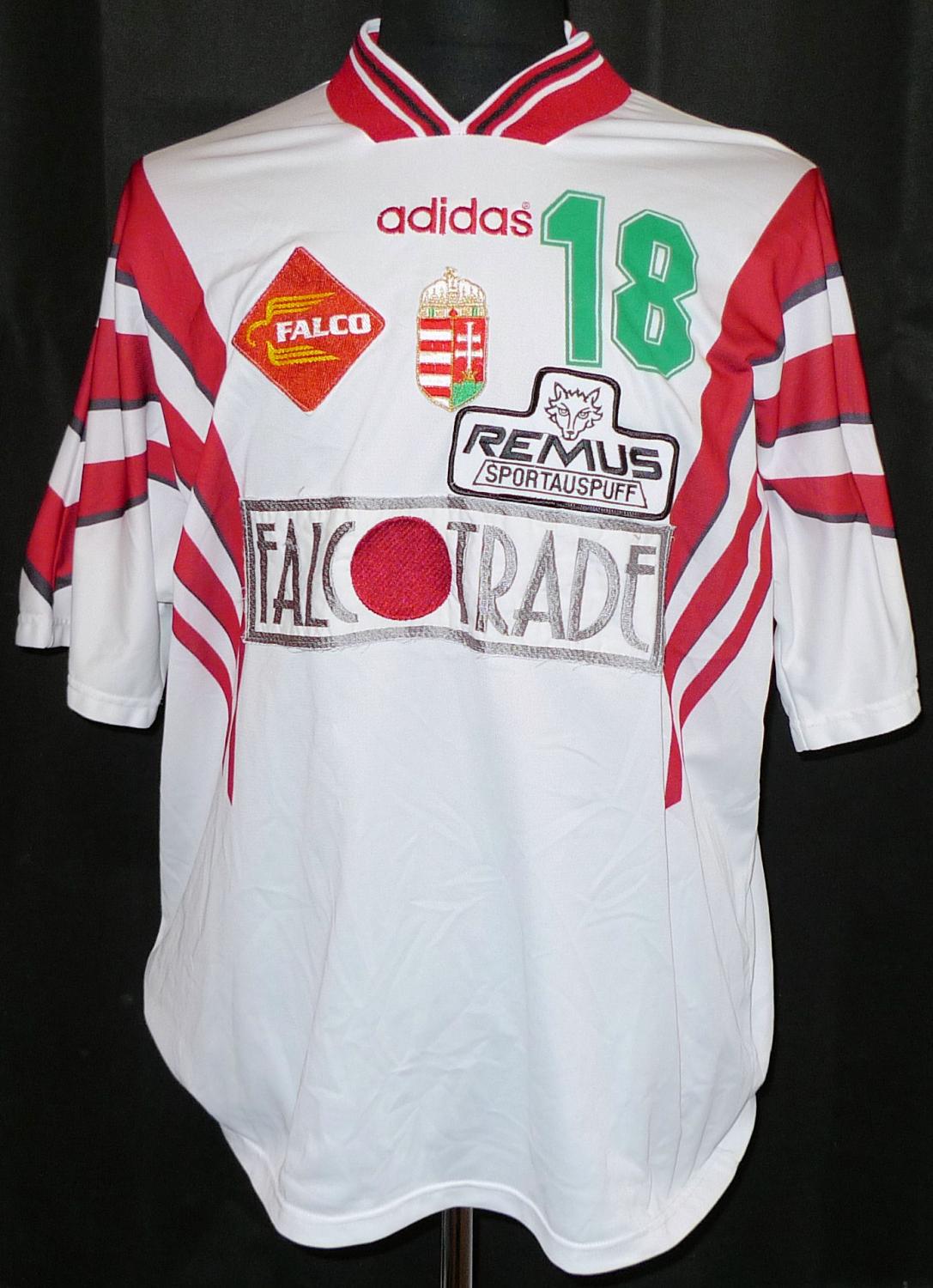 maillot équipe de hongrie exterieur 1996-1997 rétro