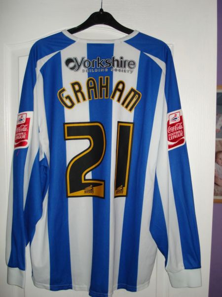 maillot équipe de huddersfield town domicile 2005-2006 rétro maillot équipe de huddersfield town domicile 2005-2006 rétro