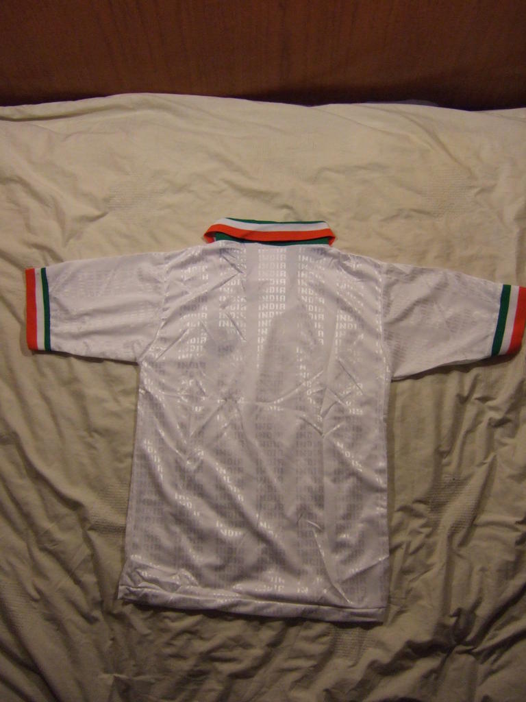 maillot équipe de inde domicile 2002 rétro