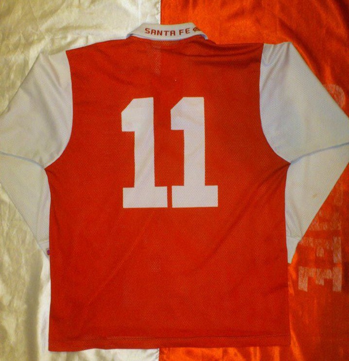 maillot équipe de independiente santa fe domicile 1992-1993 rétro maillot équipe de independiente santa fe domicile 1992-1993 rétro