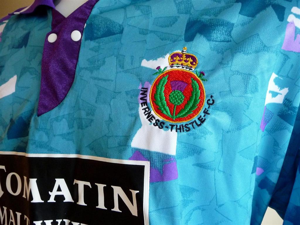 maillot équipe de inverness ct exterieur 1991-1994 pas cher