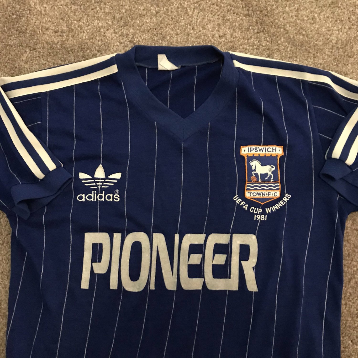 maillot équipe de ipswich town domicile 1981 rétro