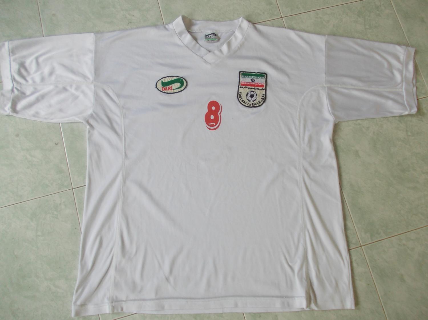 maillot équipe de iran domicile 2001-2002 rétro